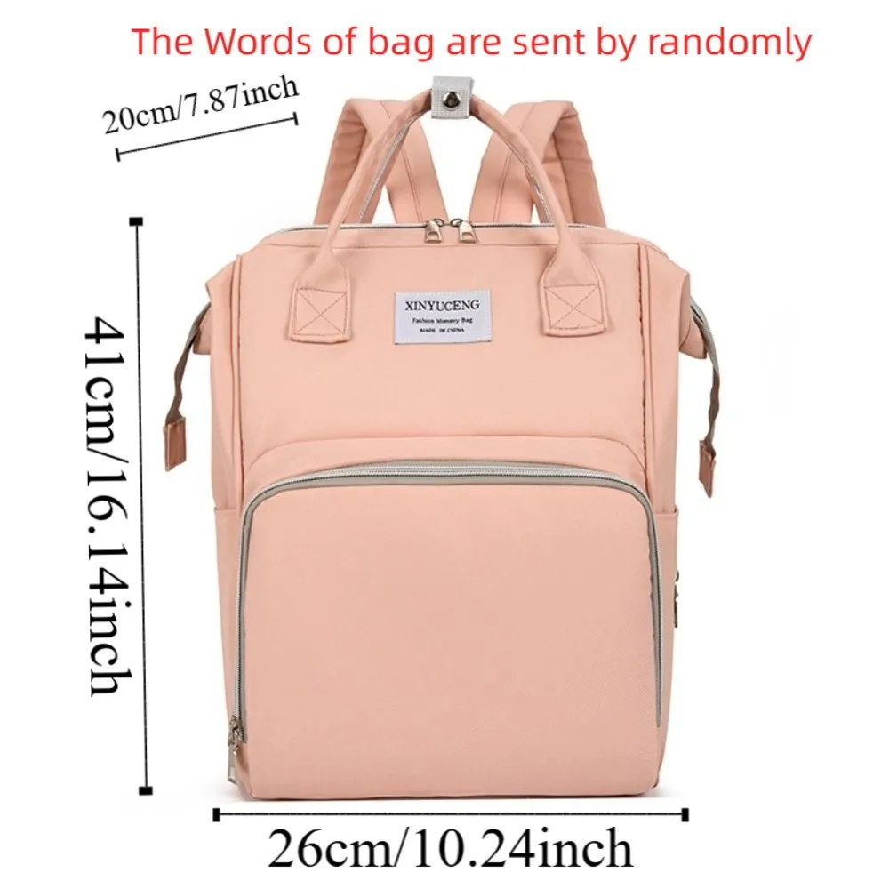 Multifunctional Mommy Backpack Large Capacity Oxford Cloth Baby Diaper Bag Wear-resistant Portable Mommy Shoulder Bag Travel