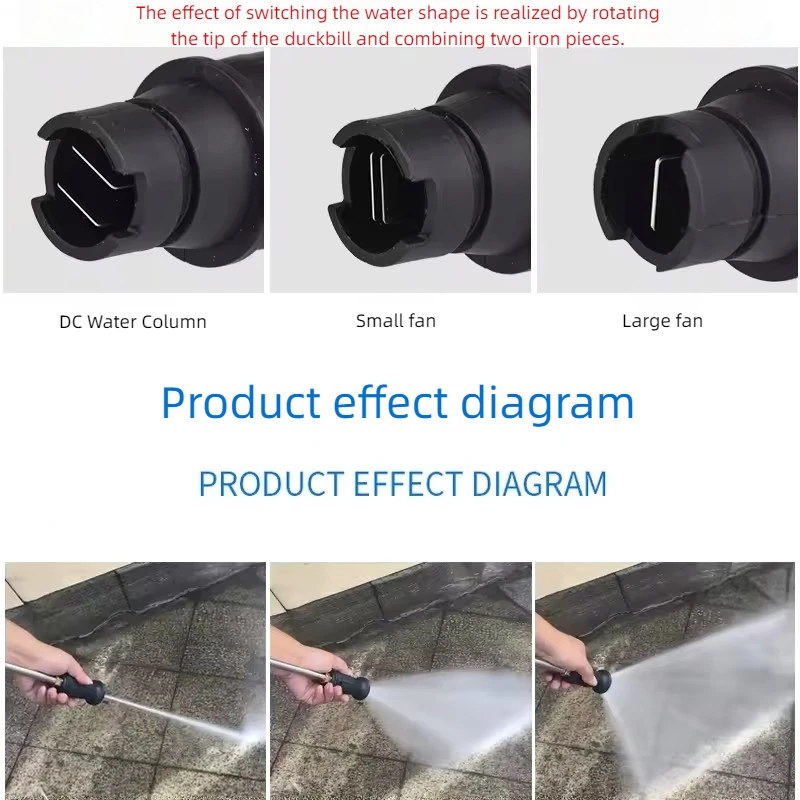Angle Adjustable High Pressure Washer Nozzle Sprayer 1 pcs 1/4" Quick Plug Connect 3000 PSI