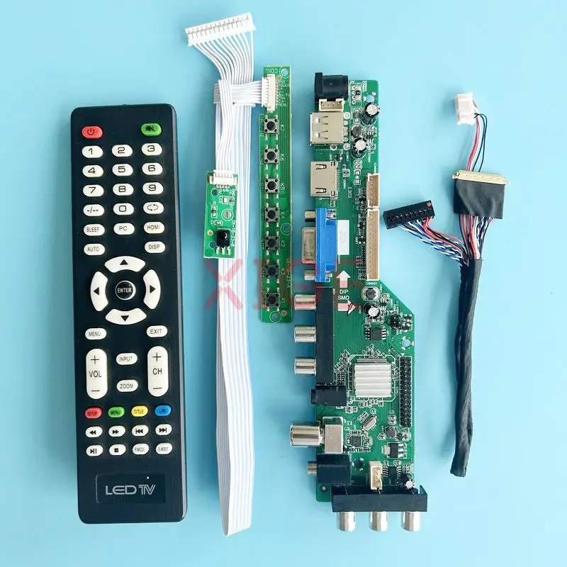 

Driver Controller Board Fit N133FGE CLAA133UA01 13.3" USB+DHMI+VGA+2AV Kit 40-Pin LVDS DVB Digital Signal Laptop Screen 1600*900