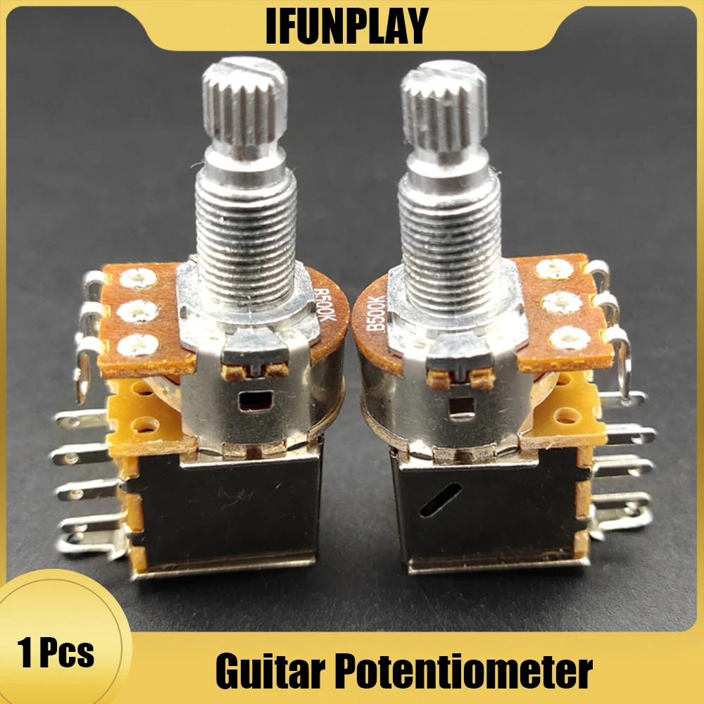 Guitar Switch Knob A500K B500K Push Pull Guitar Control Pot