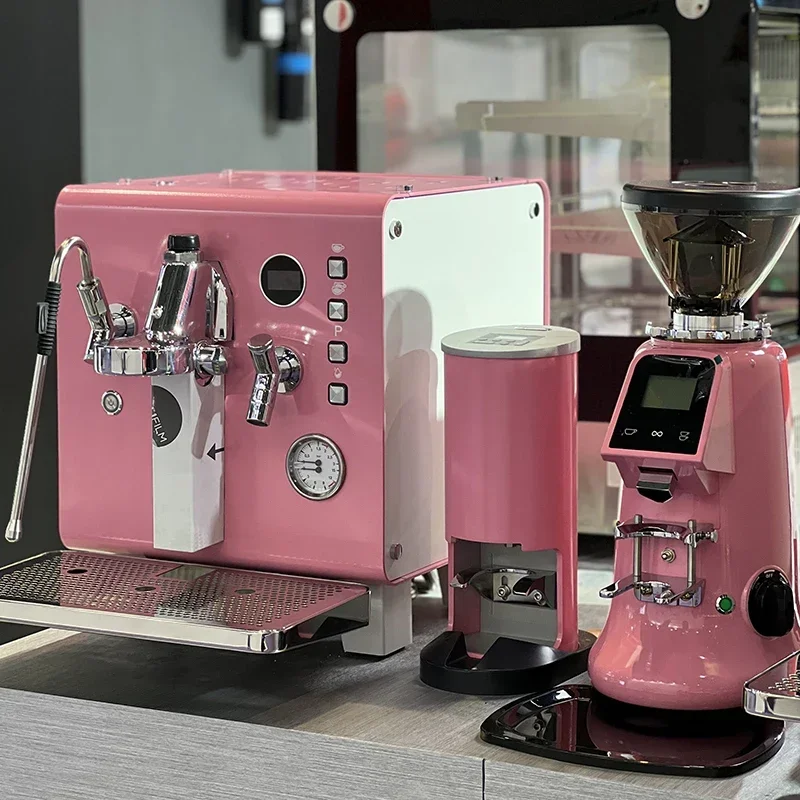 Coffee Machine Professional Commercial Multifunctional Espresso with E61 Business Brewing Head, Powder Press, Grinder Many Color 5