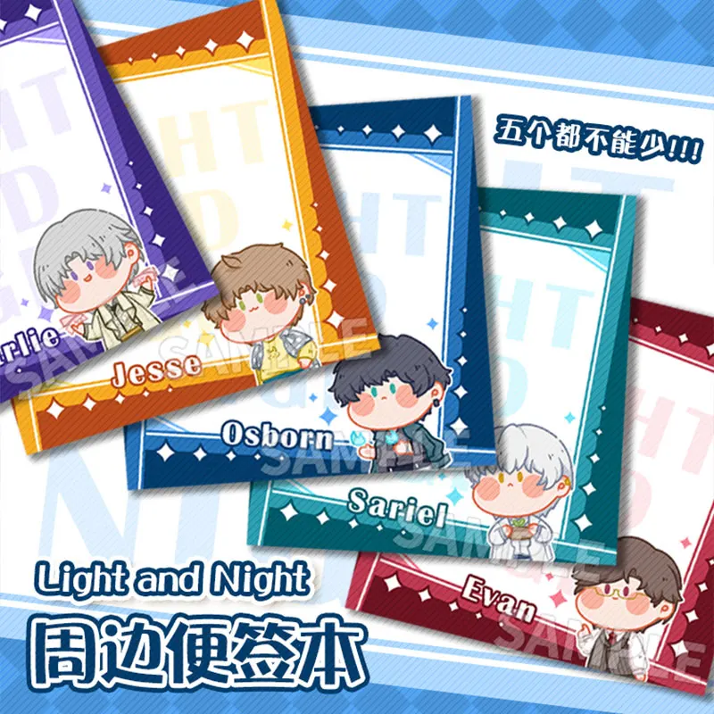 

2022 Arrival Game Light and Night Around Sticky Note Osborn Sariel Charlie Official Self-Adhesive Memo Notepad School Office Dec