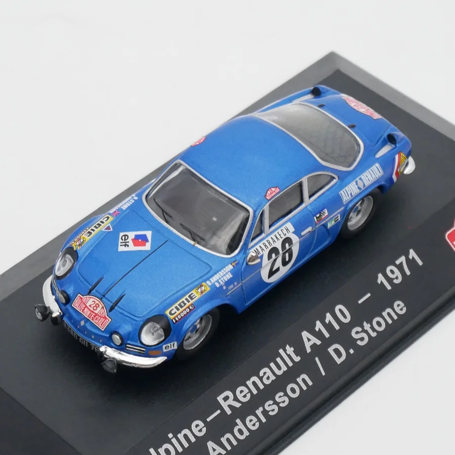 Diecast Atlas 1:43 Scale Alpine Renault A110 WRC 1971 Rally