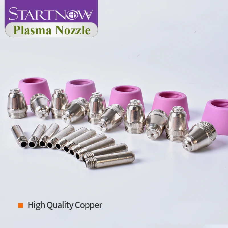 Kit Consumabili Per Taglio Plasma – 40 Pezzi: Elettrodi, Ugelli E Tazze In Ceramica – Per Torce SG55 E AG-60