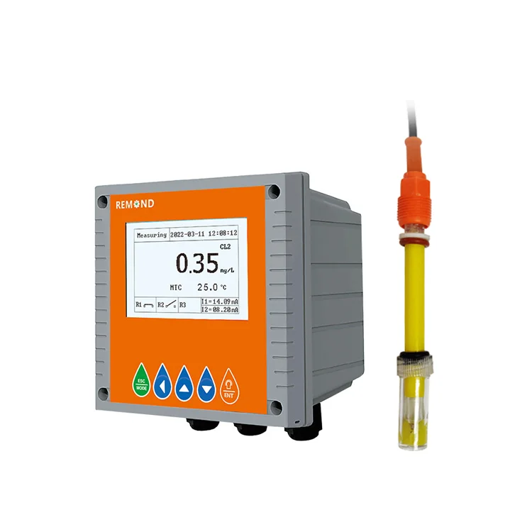 

Chlorine Tester Constant Voltage Residual Chlorine Probe HOCL Free Chlorine Sensor Meter For Drinking Water
