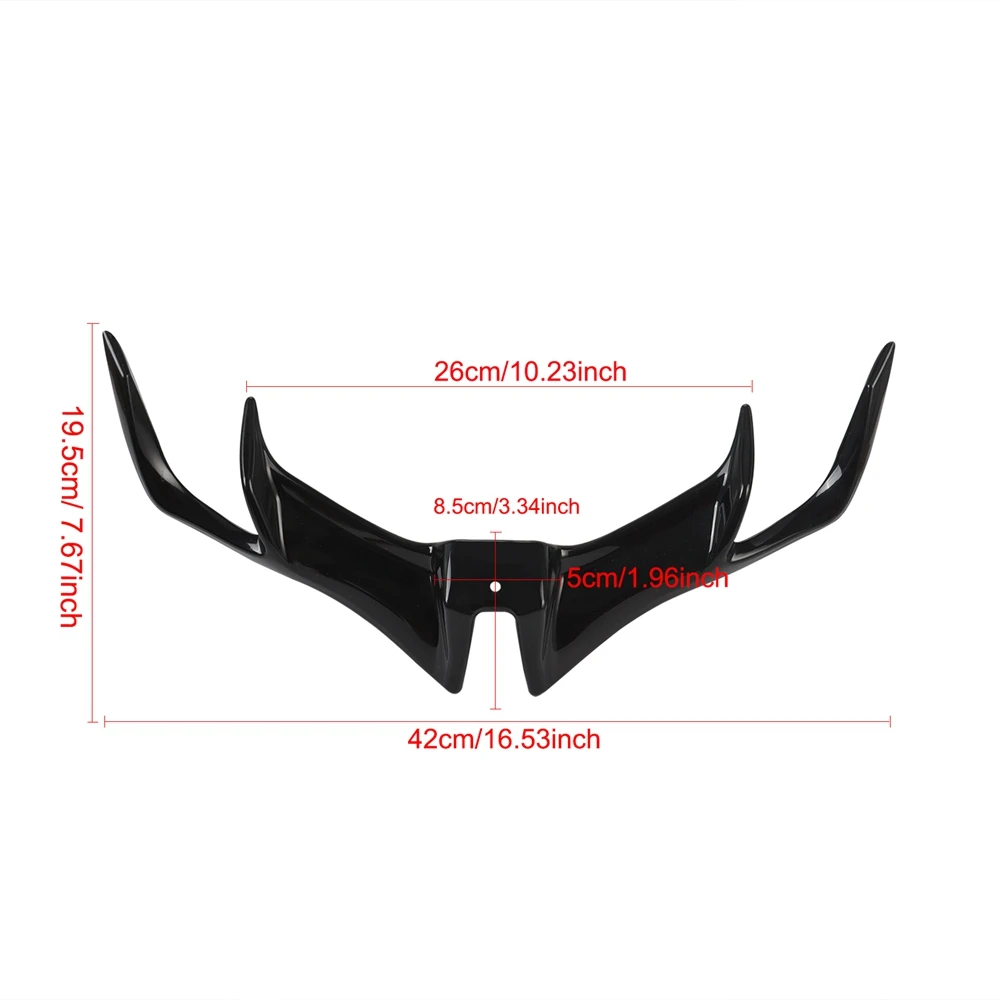 WINGLET YAMAHA R15 FRONT FAIRING WINGLET WINDLET WING LET ABS MATERIAL STABILIZER HIGH SPEED CORNERING