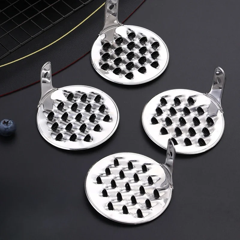 1/2pcs Practical Stainless Steel Jelly Scraping Rotate Macroporous Household Jelly Scratch Knife Tool Bean Cold Noodle