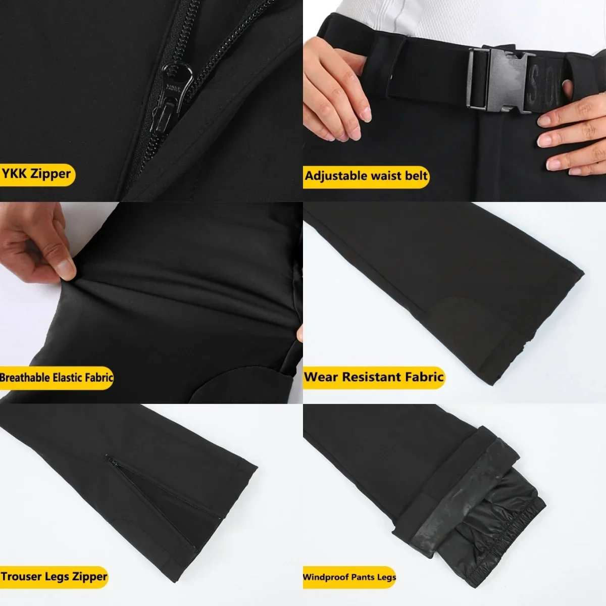 Ski Pants Women Outdoor Thermal Windproof Waterproof Snowboard Clothes Slim Fit Snow Trousers skiing pants