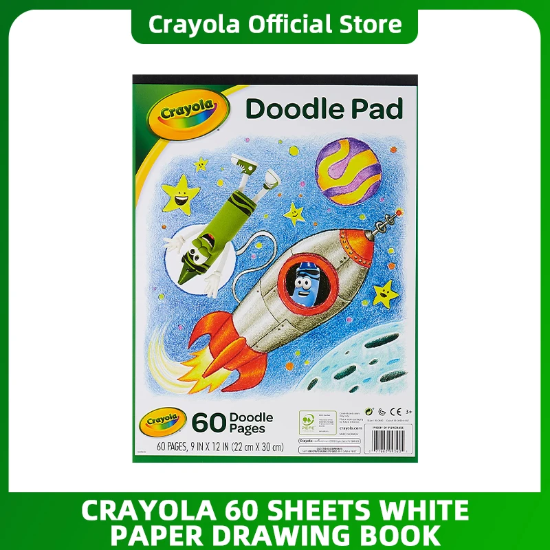 

Crayola 60 Sheets White Paper Drawing Book 99-3400