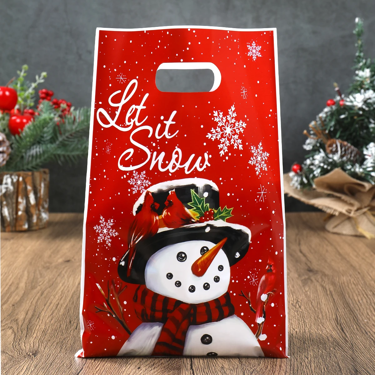 Christmas Snowman Gift Handbag Merry Christmas Decoration for Home 2025 Navidad Natal S... - SKU CSGH1842 - UGI Packaging