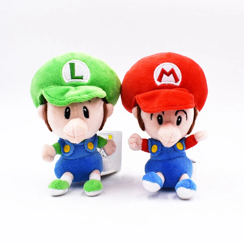 Super Mario Luigi Mini Cute Plush Doll Action Figurine Da Collezione Anime Model Toys Figures Gift