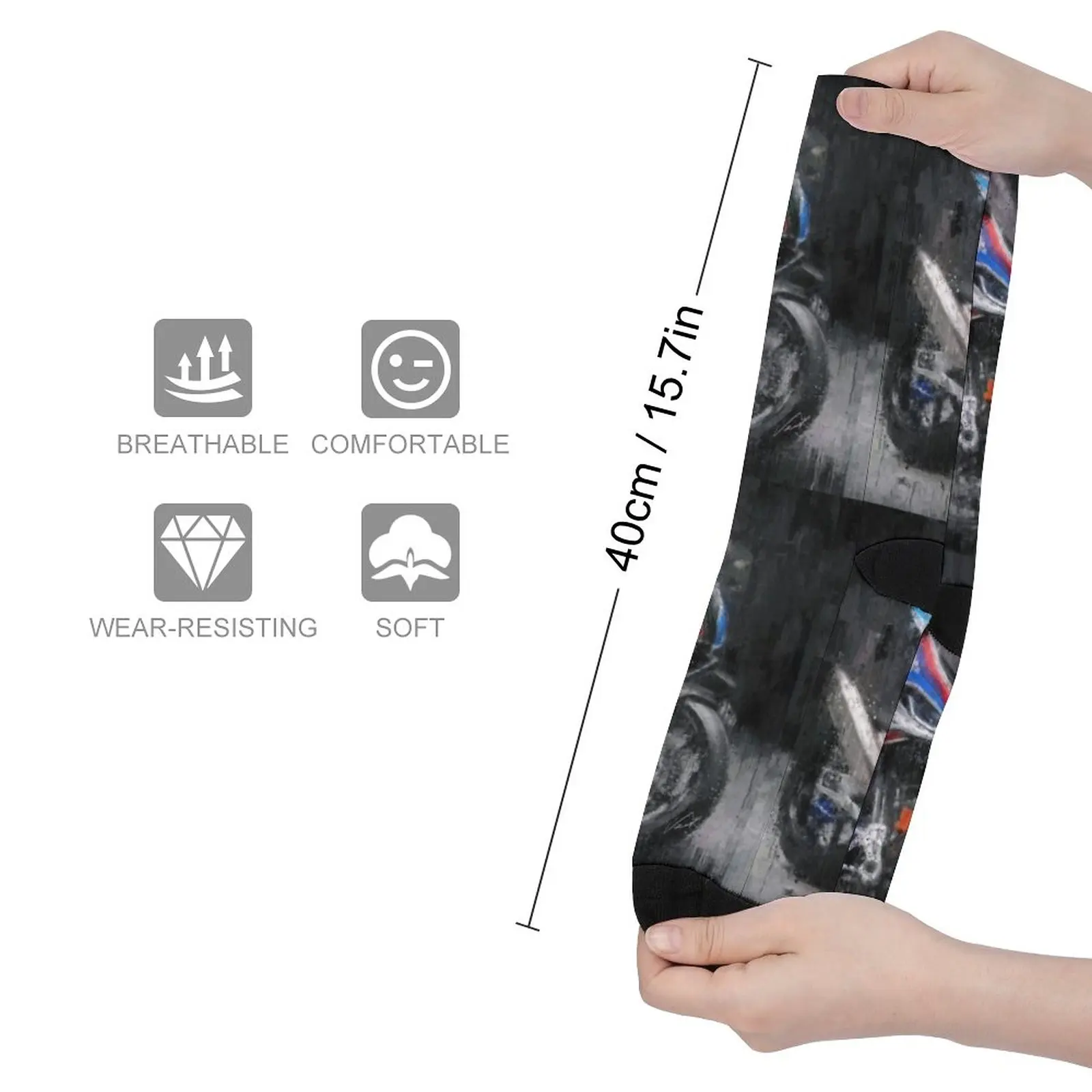 Superbike M1000RR motorcycle - original artwork by Vart Socks cycling socks new in Men's socks compression socks men sock men