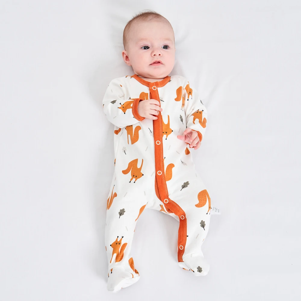 3 Pieces Baby Rompers Cotton Boys Girls Newborn Long Sleeve Spring Winter Clothes Onesie Jumpsuit Infant Soft Pajamas Clothing