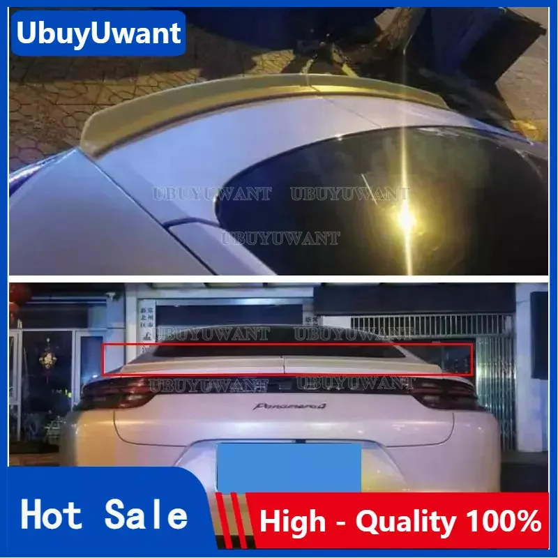 

Для Porsche Panamera 971 2017 2018 2019 2020 2021 2022 2023 автомобильный Стайлинг АБС глянцевый черный УГЛЕРОДНЫЙ Задний спойлер