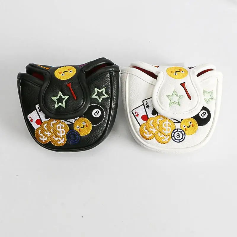 

Чехол для клюшки для гольфа, защитный чехол для клуба, полукруглый прямоугольный магнит с закрытым дизайном для клюшек