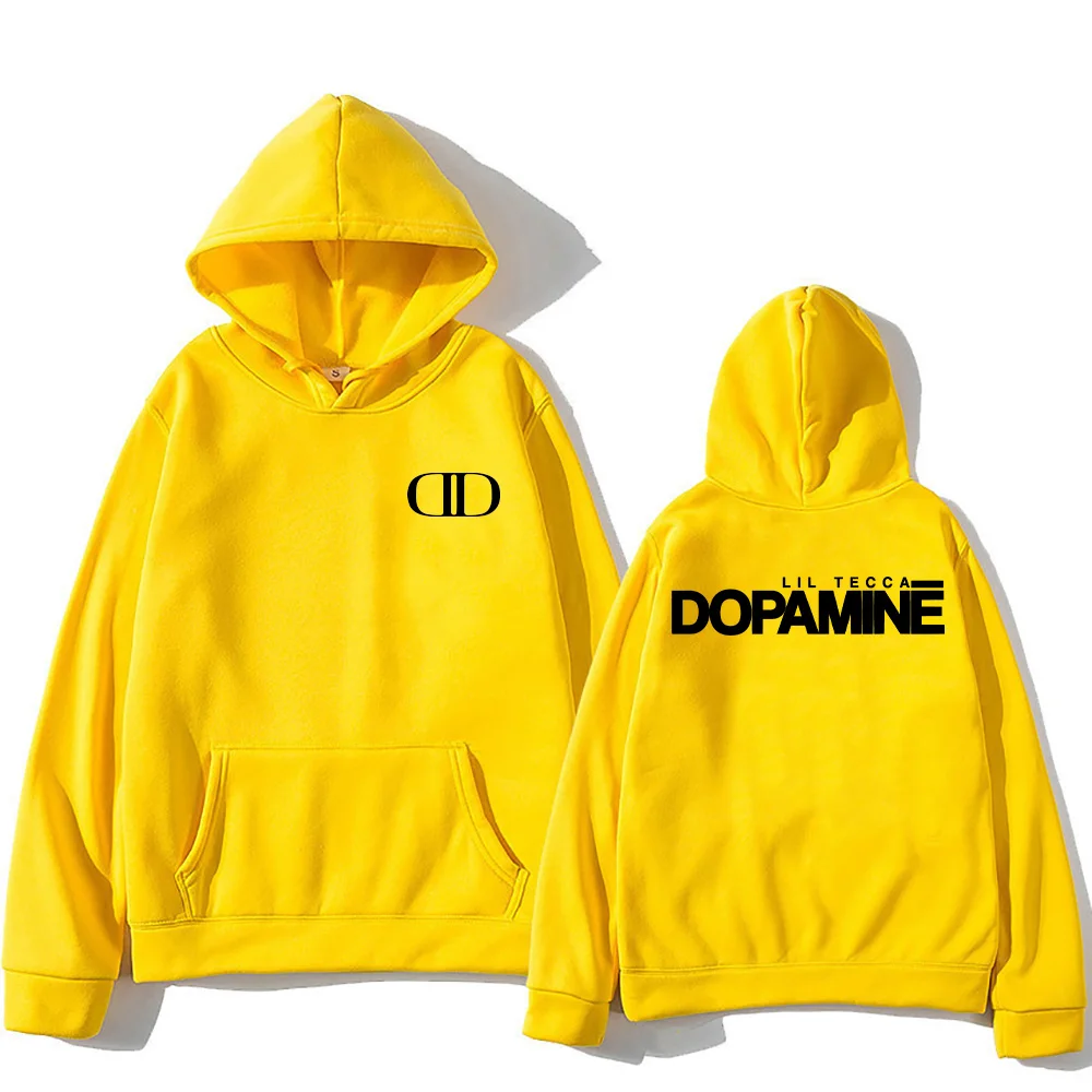 Rapper Lil Tecca Dopamine Album Merch Hoodie Men Women Long Sleeve