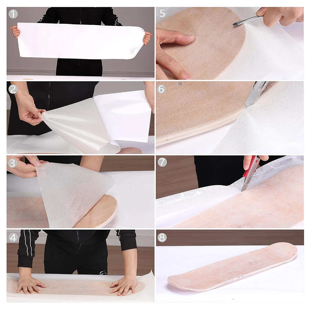 Clear Anti-Slip Waterproof Skateboard Grip Tape