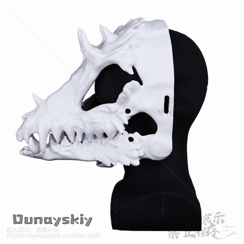 Anime Game Animal Furry Cosplay 3D Mask Furrsuit Kigurumi Props Polylactic Acid Headwear Halloween Christmas Party Customized