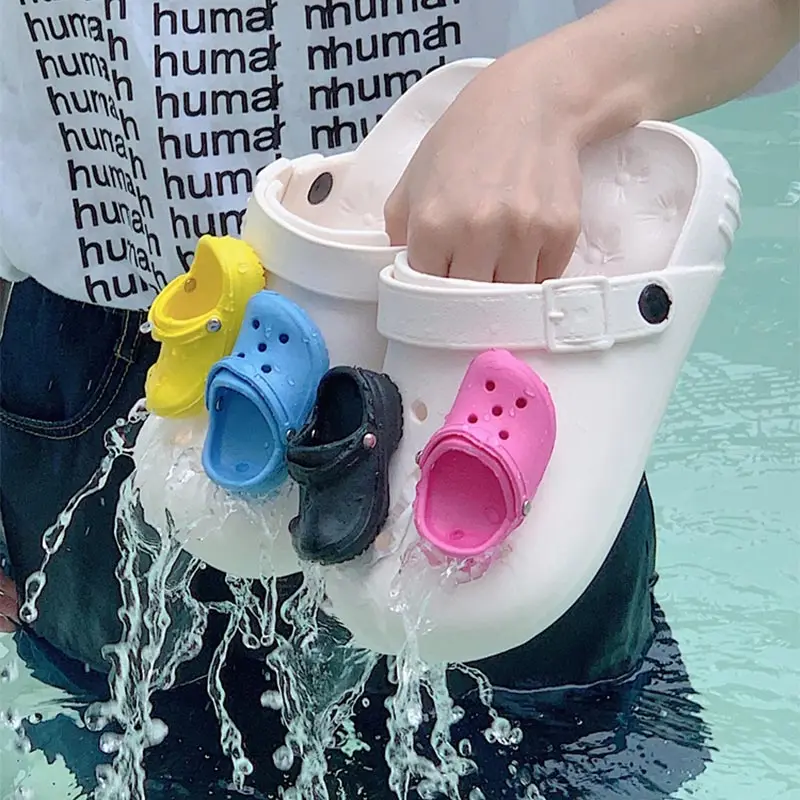 

Симпатичные Подвески «сделай сам» для крокса, разноцветные Мультяшные сабо, аксессуары для обуви, качественные модные Кроксы, дизайнерские подвески, горячая распродажа