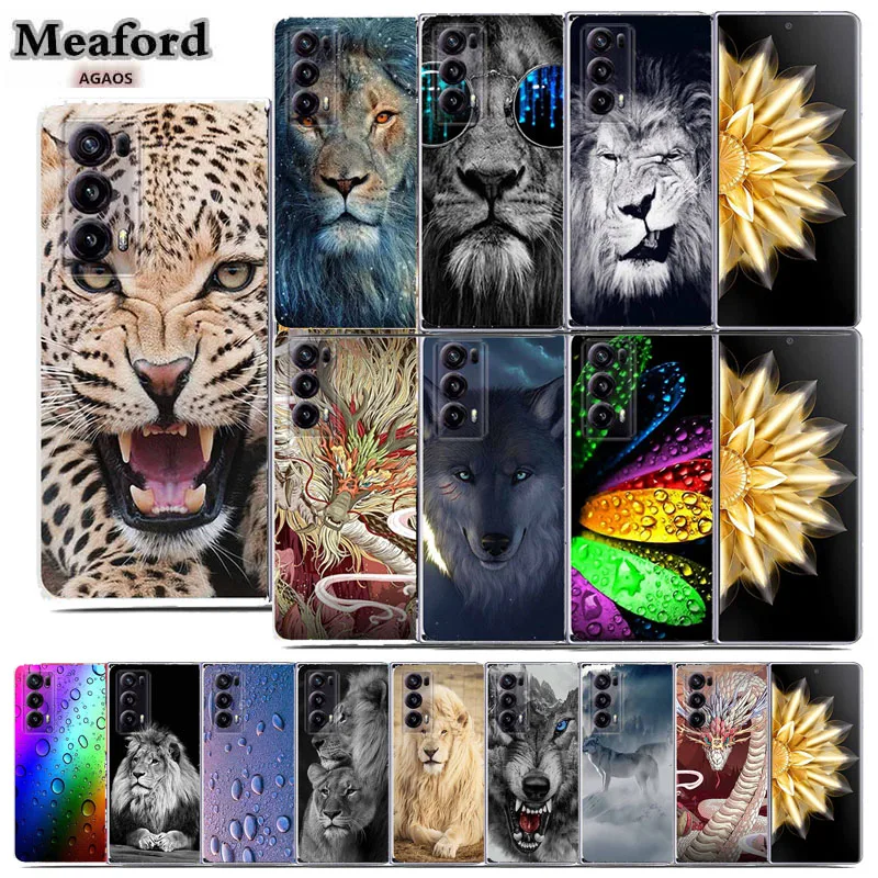 Per Honor Magic V2 Custodia Per Telefono Cover Rigida Trasparente Coque Ver-An10 Tpu Honor Magic V2 Funda Capa Protettiva Antiurto Originale
