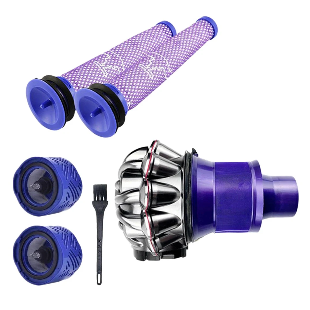 Cyclone Hepa Post Pre Motor Filtro Di Ricambio Compatibile Per Dyson V6 Dc58 Dc59 Robot Vacuum Parts Accessori 6 Pezzi