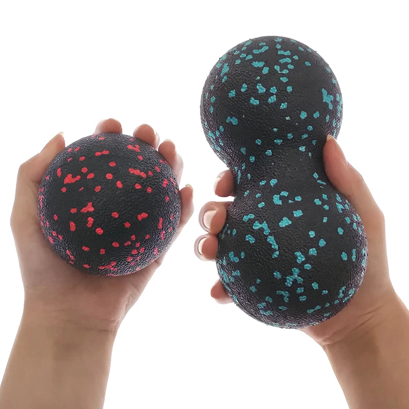 1PC EPP Lacrosse Myofascia Ball Peanut Massage Ball High Density Lightweight Fitness Body Fascia Exercise Relieve Pain Yoga
