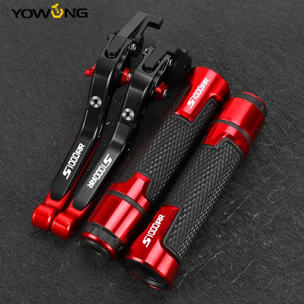 

FOR BMW S1000RR 2010 2011 2012 2013 2014 Motorcycle Accessories Aluminum Folding Brake Clutch Levers Handlebar Handle Grips Ends