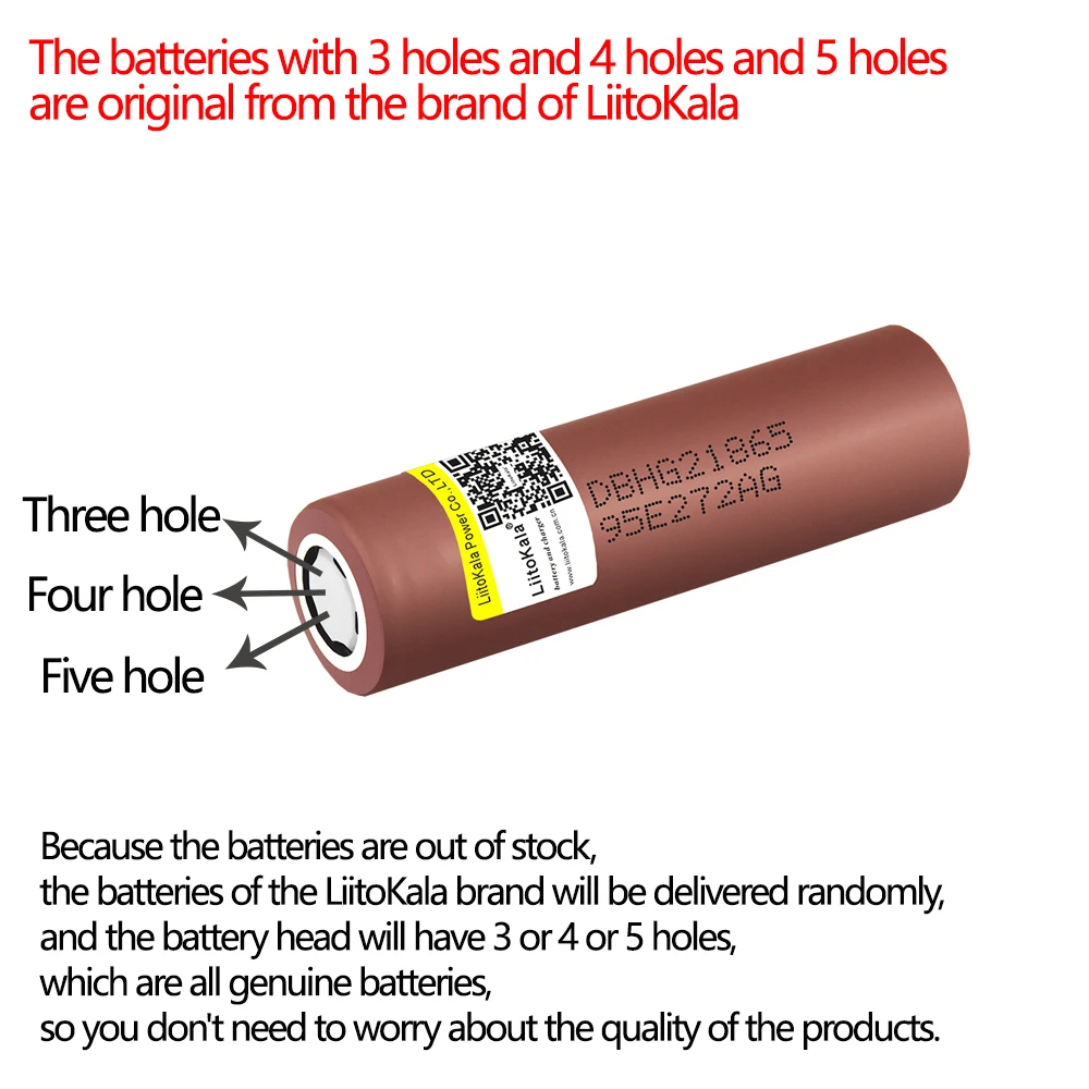 Liitokala-bateria Original Hg2 18650 3000mah 18650hg2 3.6v Descarga 20a Dedicado para Hg2 Power Bateria Recarregável Novo 10 Pcs - Image 5