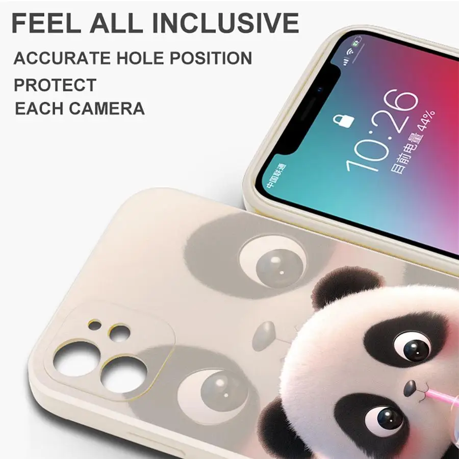 Adorable Panda Soft Phone Case Cover