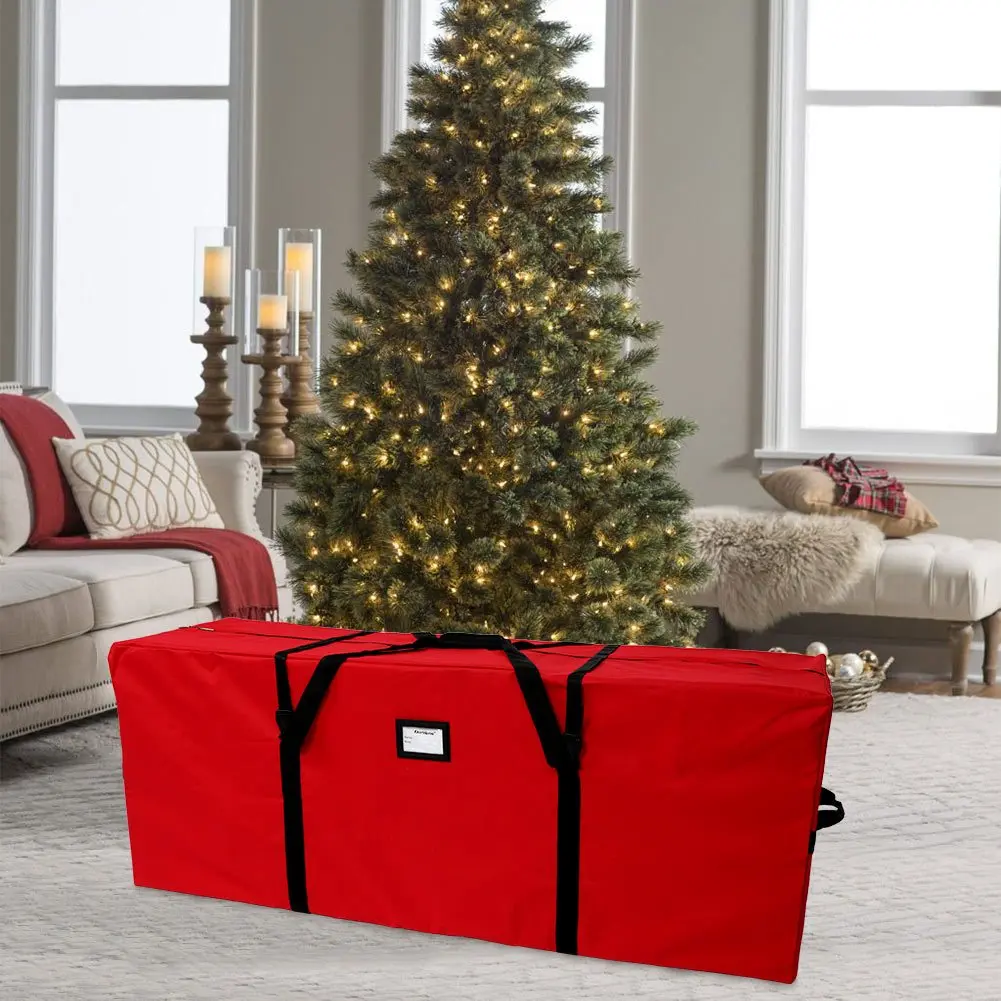 

1pc Christmas Tree Storage Bag,65 "x31"x15 "Large Organization And Storage Bag, Hold 8 Feet Of Artificial Tree