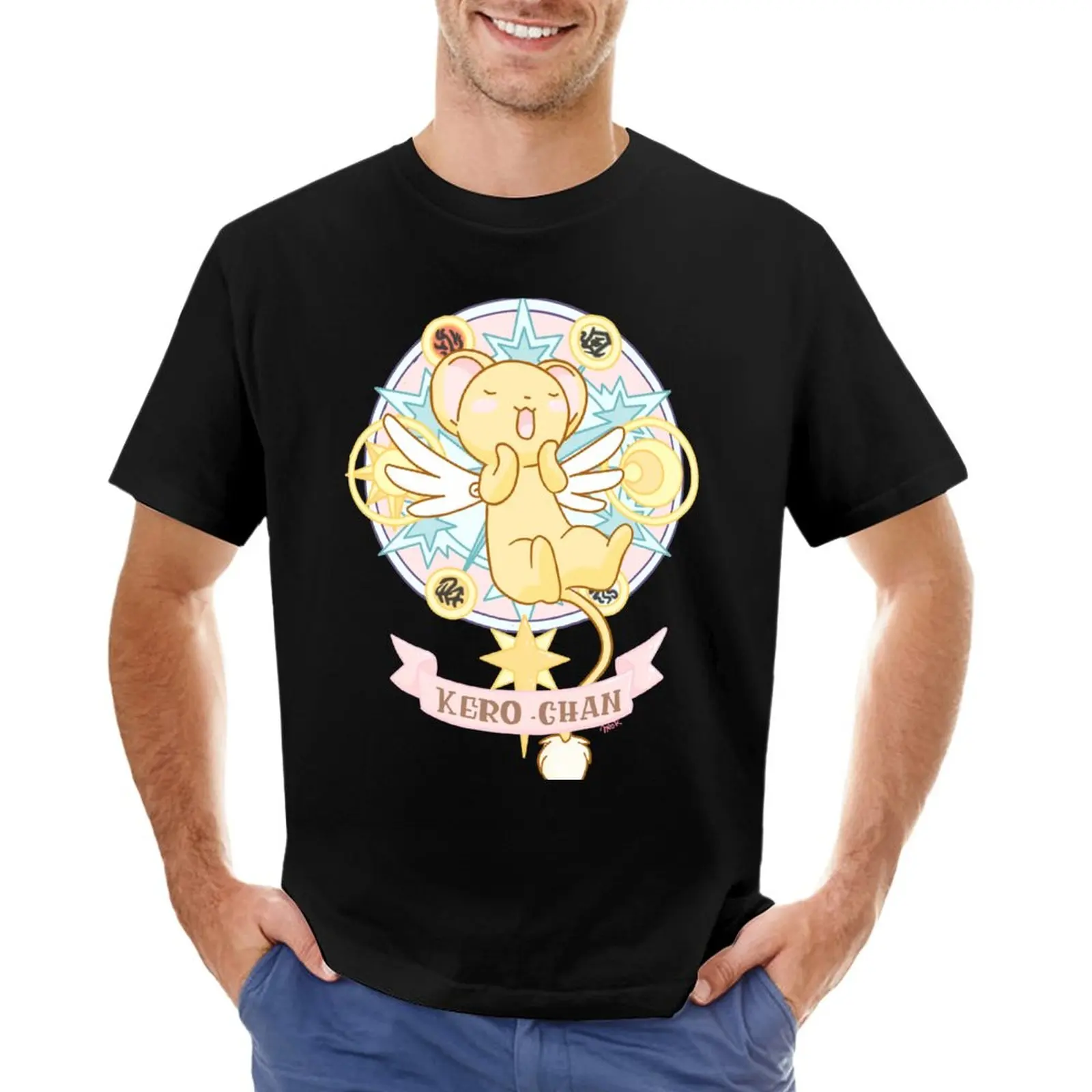 

cardcaptor sakura kero chan magic clear circle T-Shirt custom t shirt vintage t shirt mens graphic t-shirts anime
