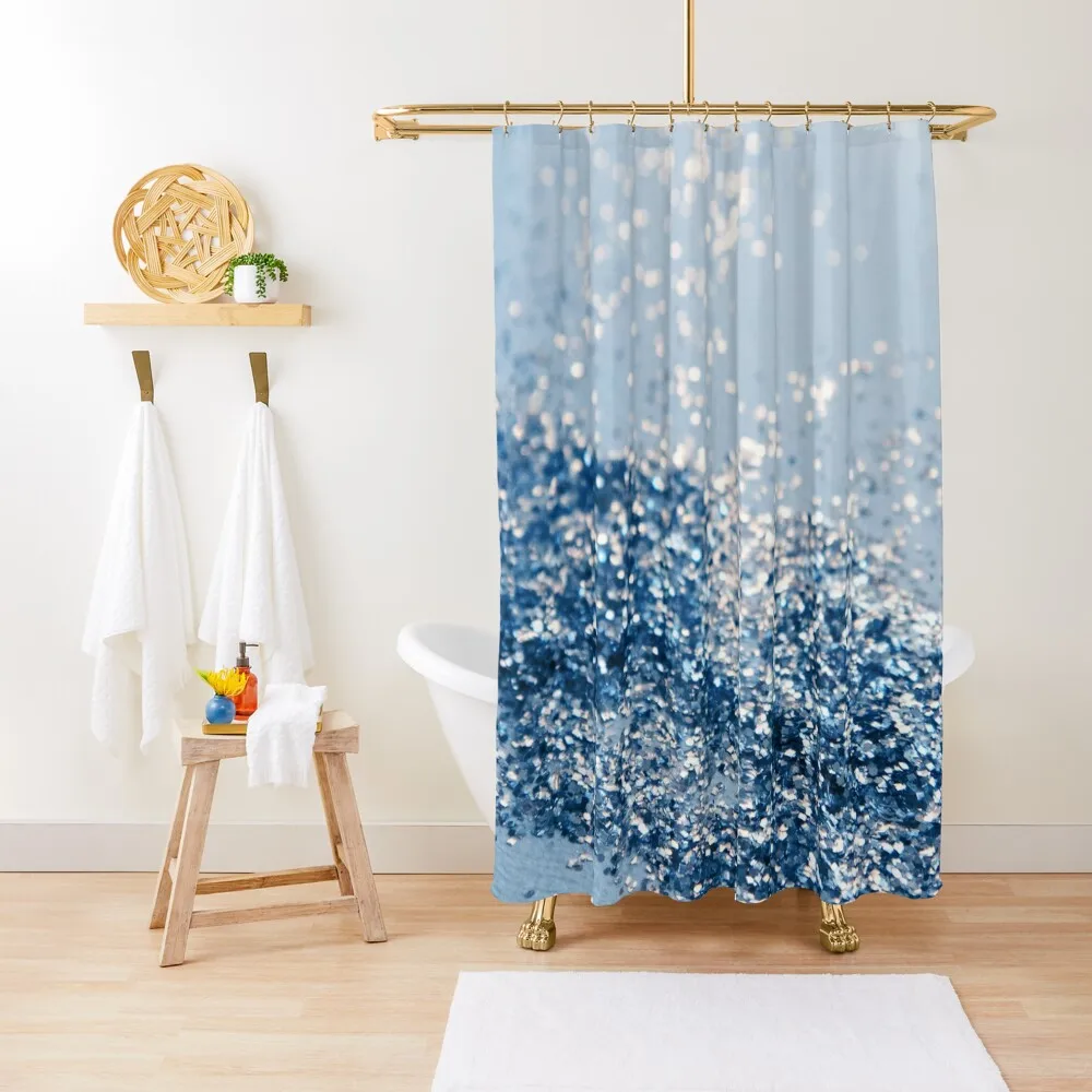 

Sparkling Classic Blue Ocean Lady Glitter #1 (Faux Glitter) #shiny #decor #artShower Curtain Bathtub For Bathroom Shower Curtain