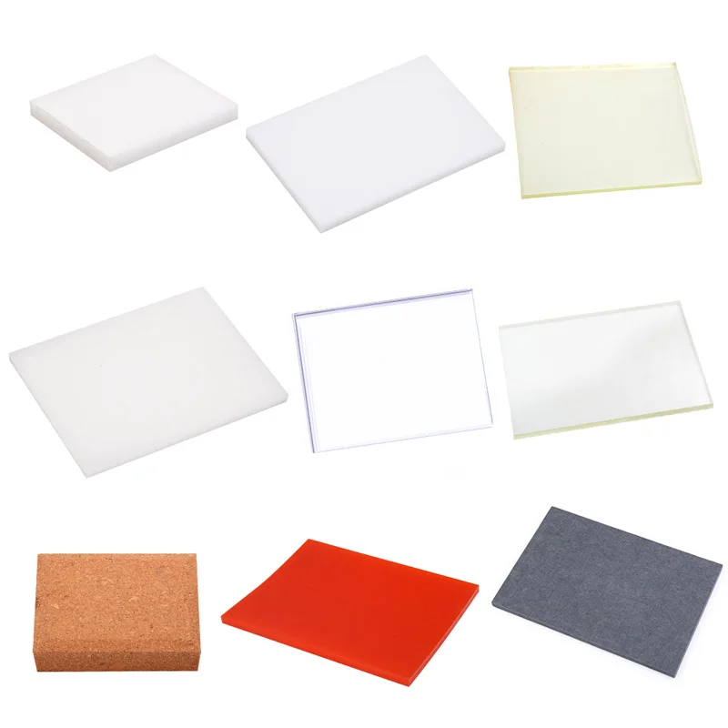 

LMDZ 1PC Different Material Leather Cutting Mat Colorful Multifunction Double-sided Cutting Board DIY Leathercraft Accessories