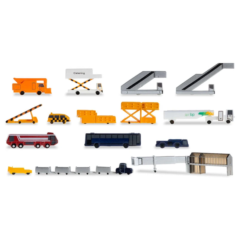 ABS 1:400 Airport accessories Contains 19 components Aircraft