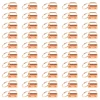 50 Pieces Keychain Split Ring Key Fob Hardware for Key Lanyard Key Chain Making 3