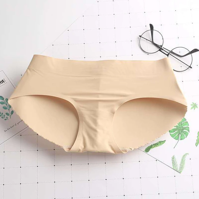 Lady Middle waist Sexy Padding Panties Bum Padded Butt lifter Enhancer Hip  Push Up Panties Underwear