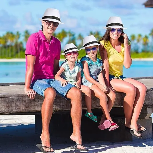 30 Cappelli Panama Unisex - Per Feste, Eventi E Party, Stile Elegante E Divertente - Foto 5