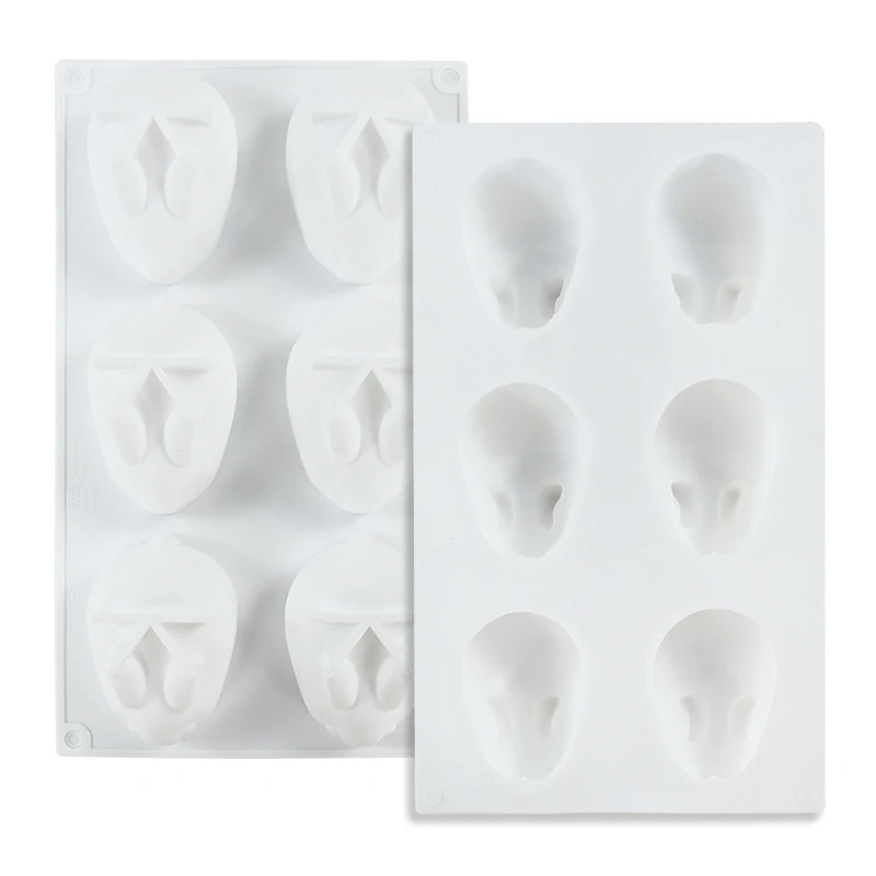 Easter Bunny Baking Pastry Decorating Silicone Mold Cookie Ice Cream Fondant Molds Candy Chocolate Pudding Mould Cake Decoration