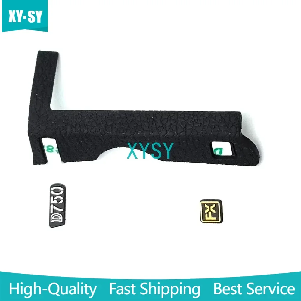 Caoutchouc de poignée latérale pour appareil photo Nikon D750, nouvelles interfaces stocke, unité LOGO et FX