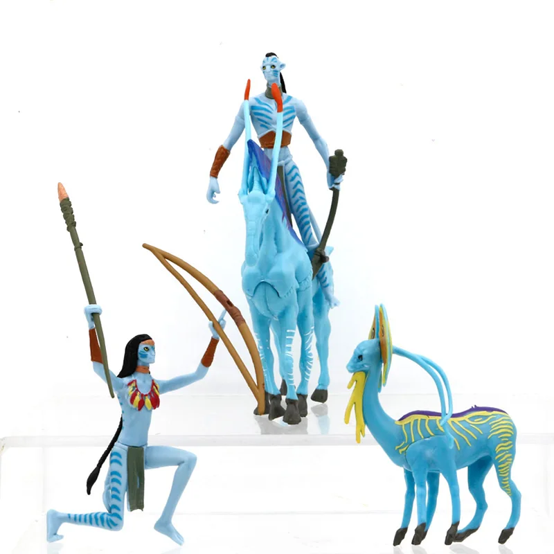 

9-10cm Avatar Cake Decoration Navi Doll Figure Birthday Party Supplies Valentine's Day Gift Car Ornament Wed Decor Baby Shower
