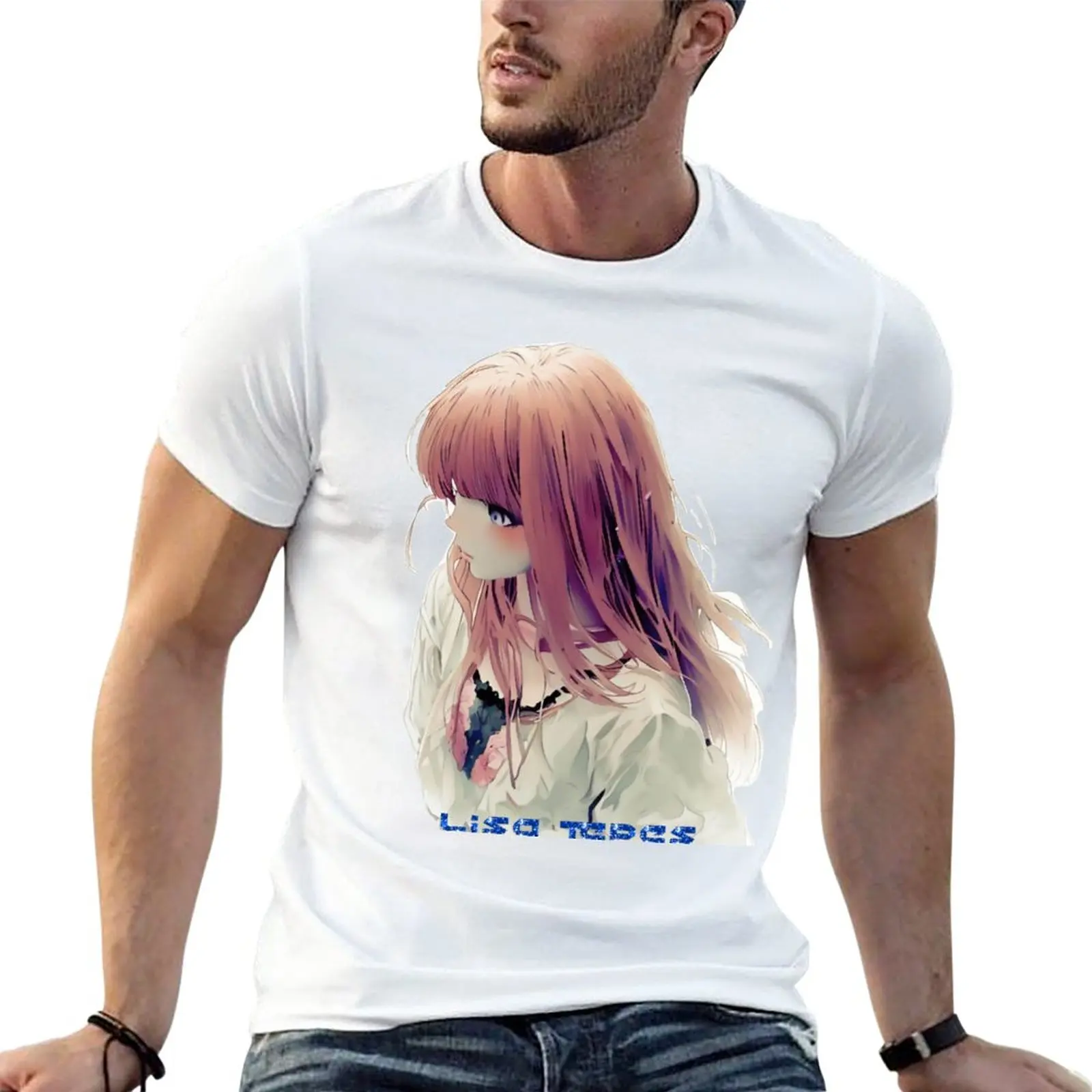 

Новинка, футболка Lisa Tepes, футболки, мужские футболки из хлопка