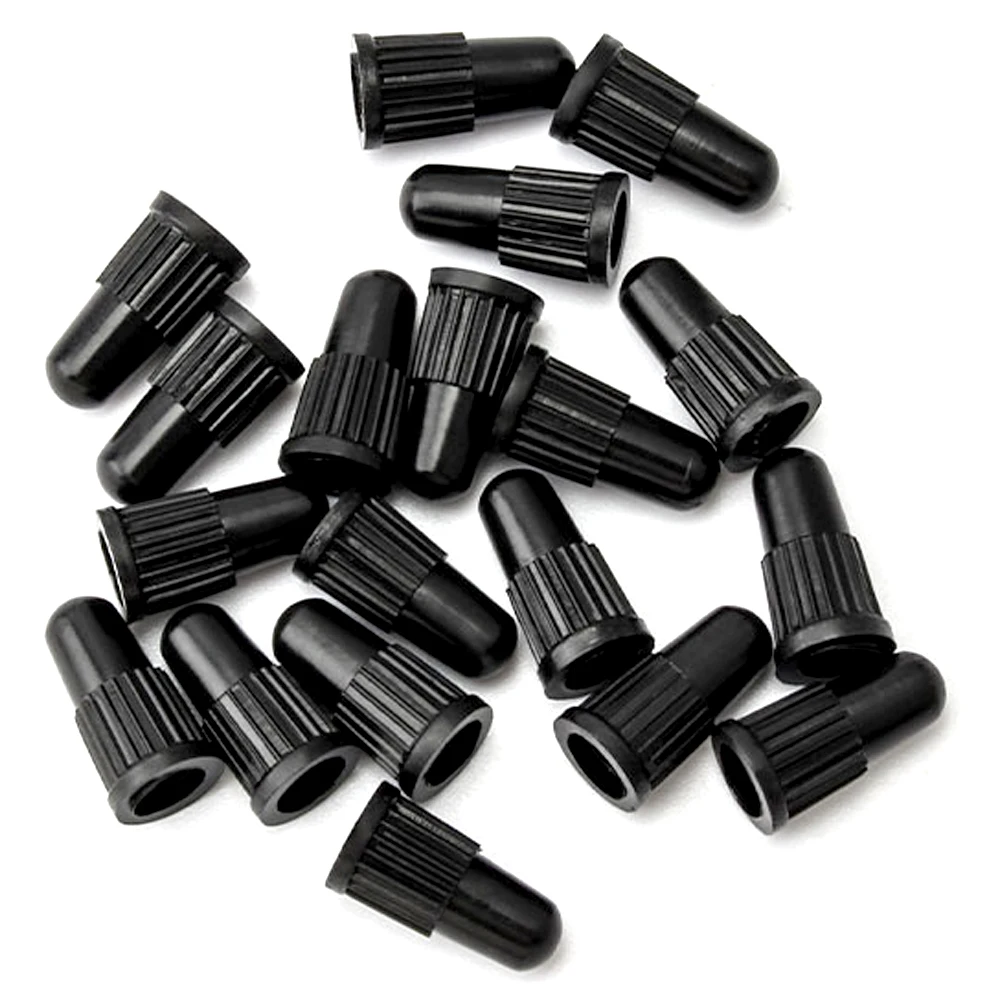 Road Bike Stem 20-Pack Presta Valve Caps Lightweight Plastic