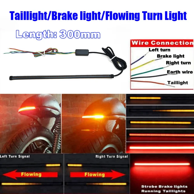 22+ Led Motorcycle Brake Light Strip