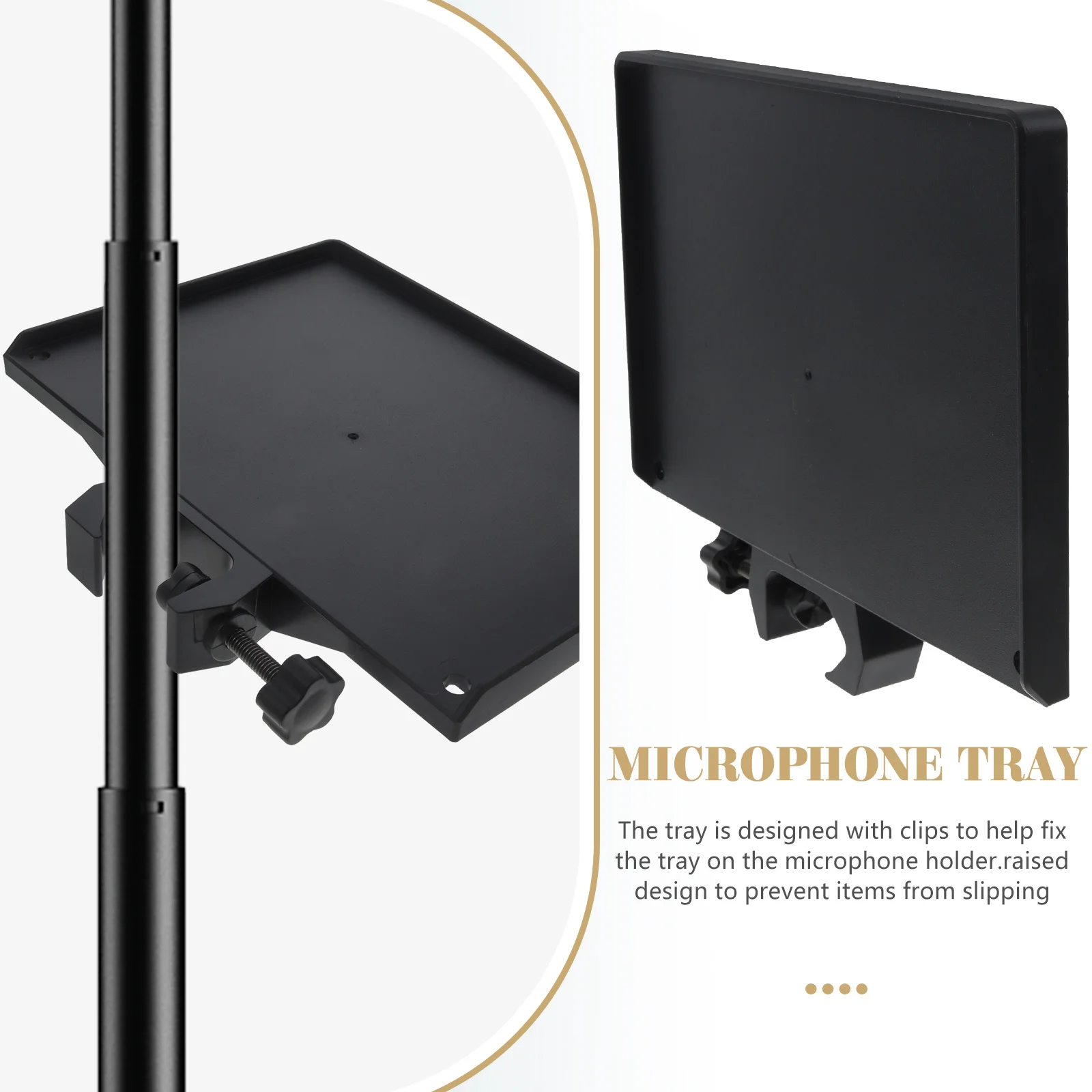 Universal Sound Card Tray Iron Clamp Microphone Stand Tabletop Tripod Shelf Speaker Clamp-On Mic Stand Speaker Tray,microphone stand,microphone mount clamp