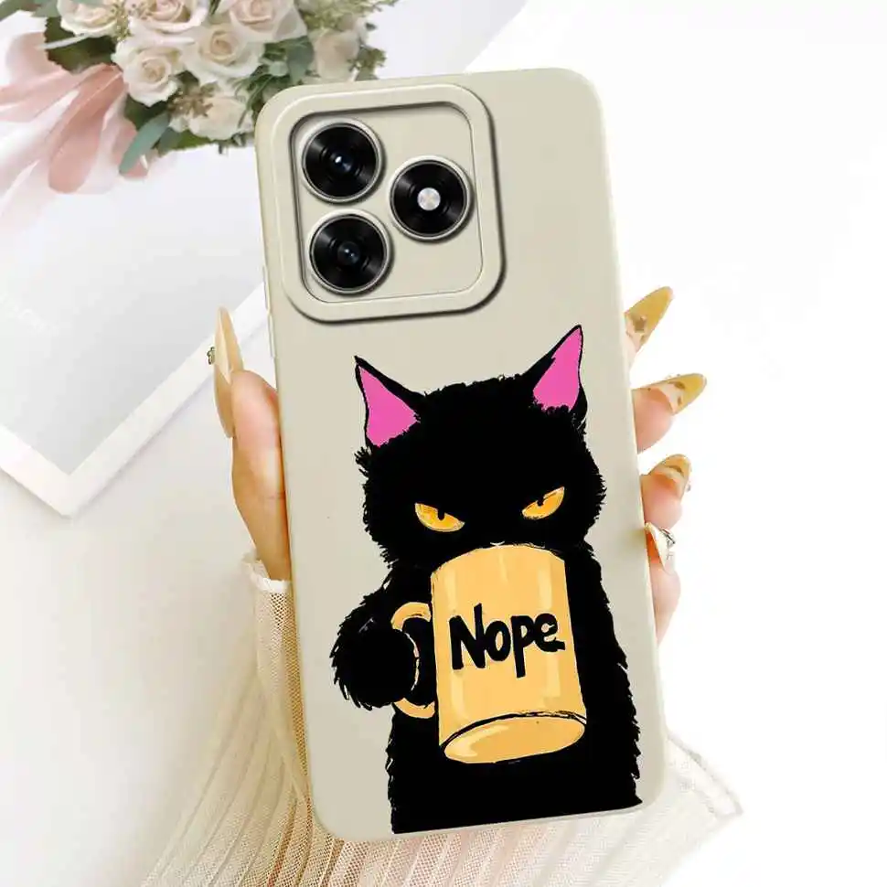 Cute Rabbit Cartoon Silicone Phone Case, Soft Protective Cover