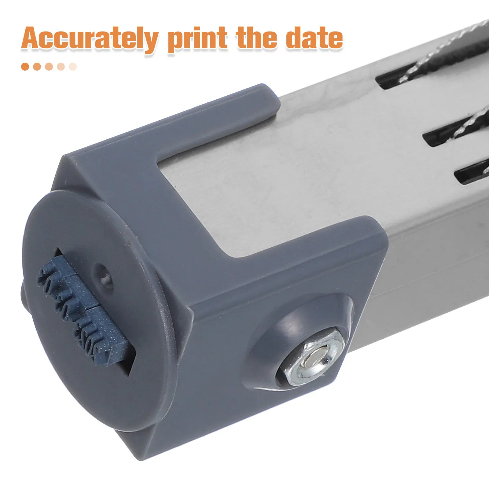 플라스틱 자동 날짜 스탬프 휴대용 핸드헬드 계약서 증명서 문서 라벨 사무용품 일상용