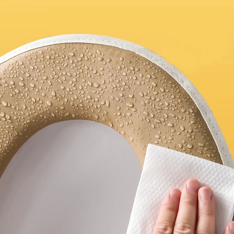 Universal Toilet Seat Cover Winter Warm Soft WC Mat Bathroom Washable Removable Zipper With Flip LidHandle Waterproof Household