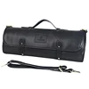 Professional Leather Chef Knife Bag Roll Bag Cleaver Slicer Santoku Storage Pocket Organizer Outdoor BBQ Work Knives Carry Case 2