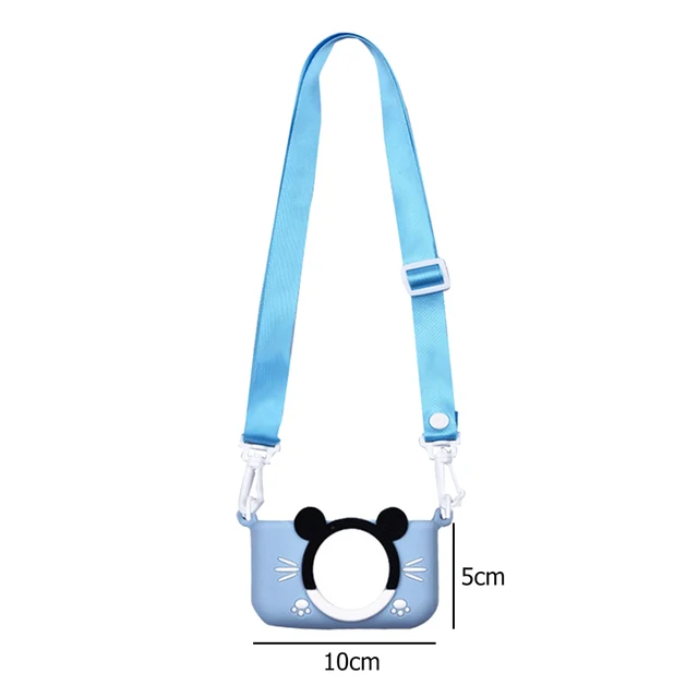Kids Camera Protective Cover Case Children Camera Silicone Shell Cute Cartoon Camera Toys Child Outdoor Photography Camera Cover 6
