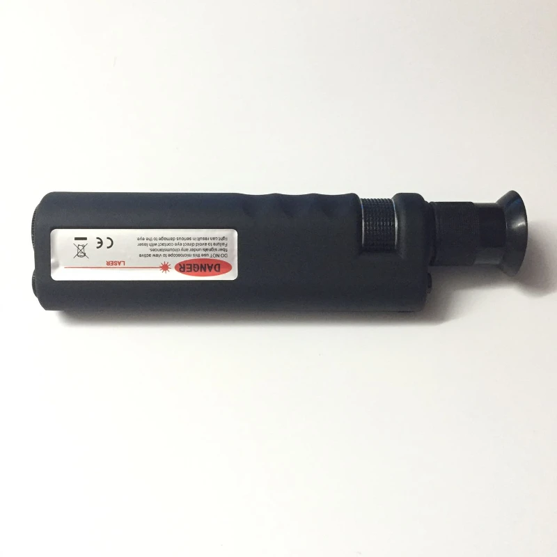 

Handheld 200X/400X Fiber Optic Inspection Optical Microscope with 1.25 & 2.5mm Adapters